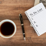 To do list text on notepad